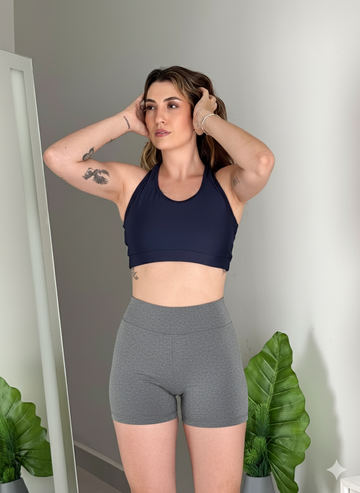 SHORT CURTO POLIESTER SEM BOLSO